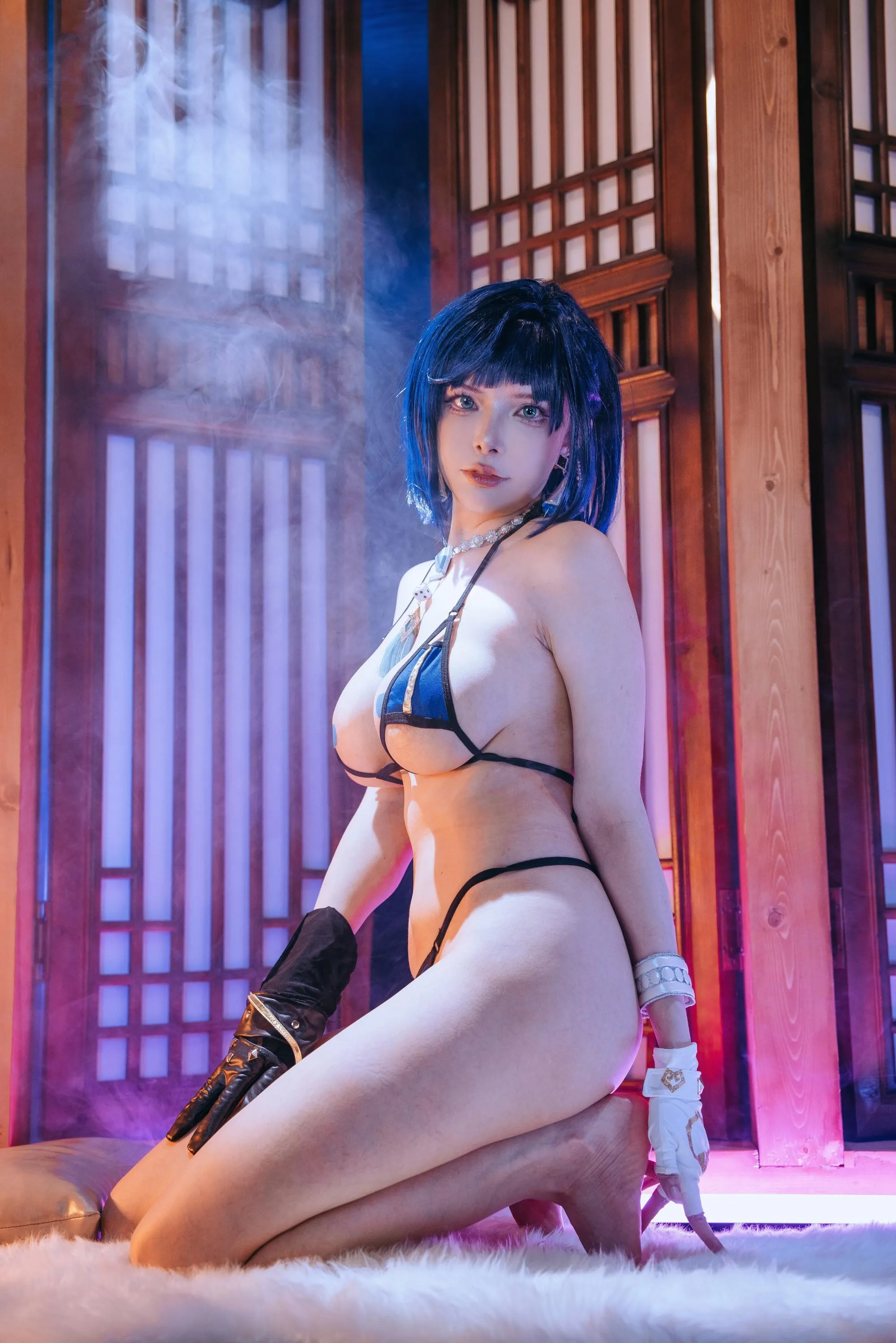 秋和柯基 – NO.107 夜兰 内衣 [66P]插图5